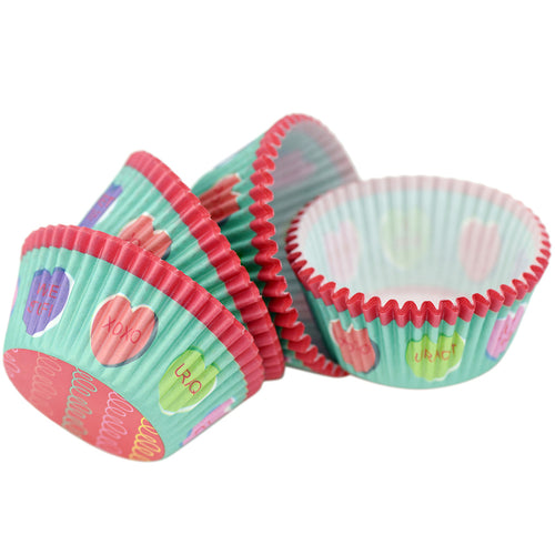 FiveSeasonStuff 100-Pack Cupcake Muffin Baking Paper Cases Liners Style 10