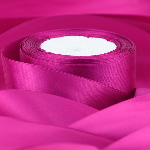 50mm Amaranth Single Sided Satin Ribbon