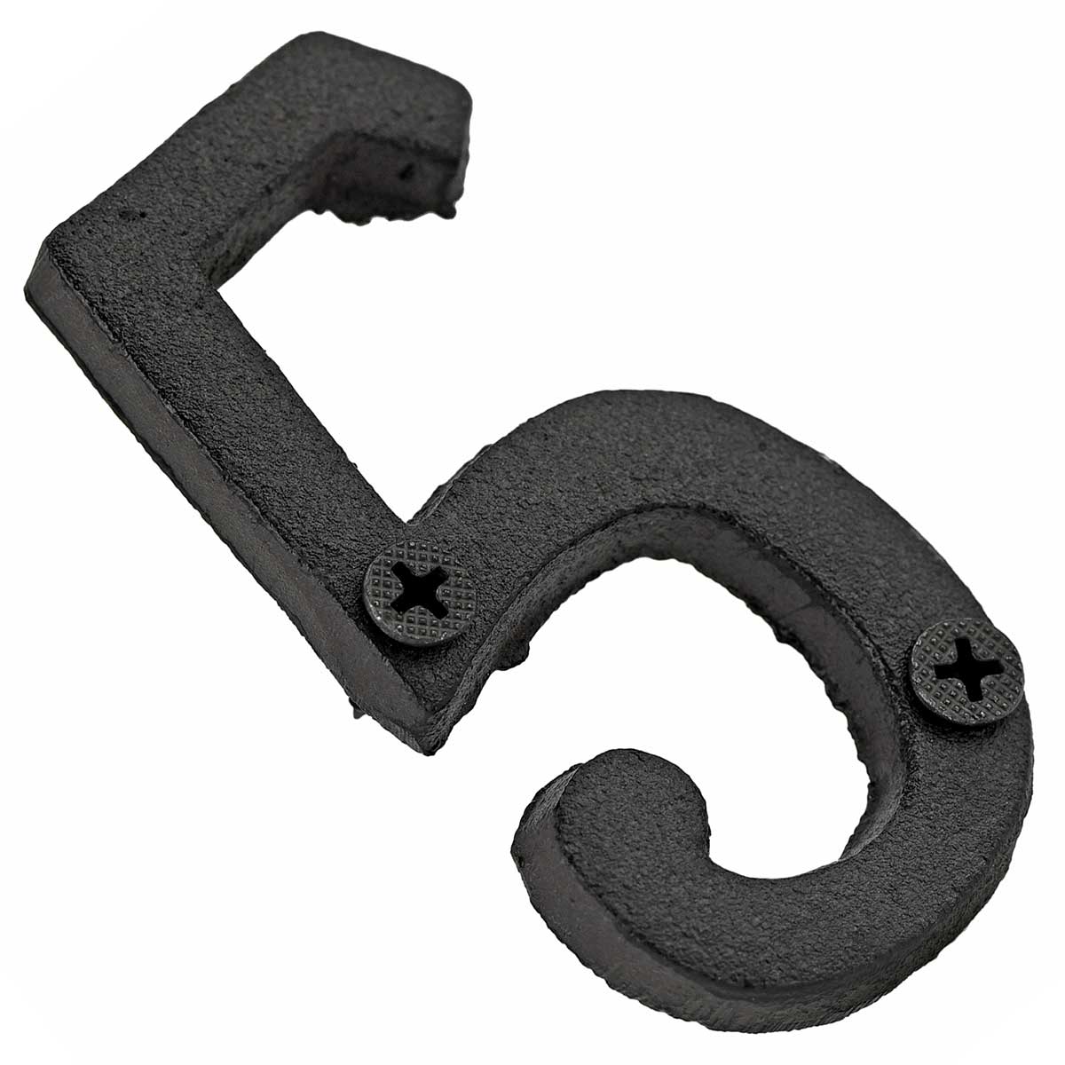 Cast Iron House Number Signs - Number 5