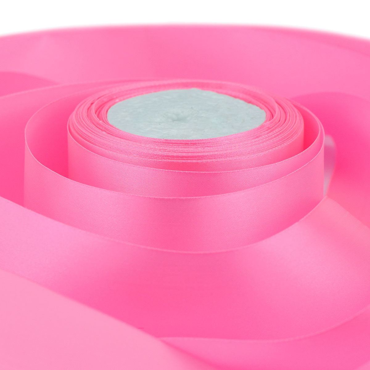 40mm Pink Single Sided Satin Ribbon