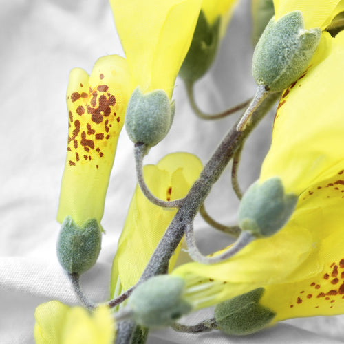 FiveSeasonStuff Artificial Flowers Foxgloves (Youthful Yellow) Silk Plants Flowers Bouquet Wedding Décor 29.1 inches (2 Stems)