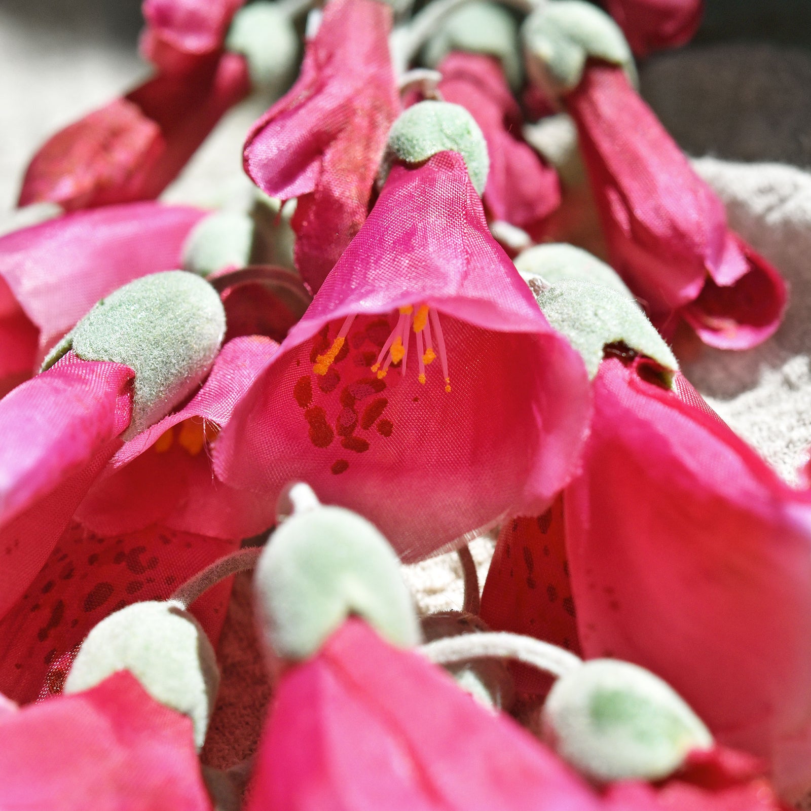 FiveSeasonStuff Artificial Flowers Foxgloves (Passionate Pink) Silk Plants Flowers Bouquet Wedding Décor 29.1 inches (2 Stems)