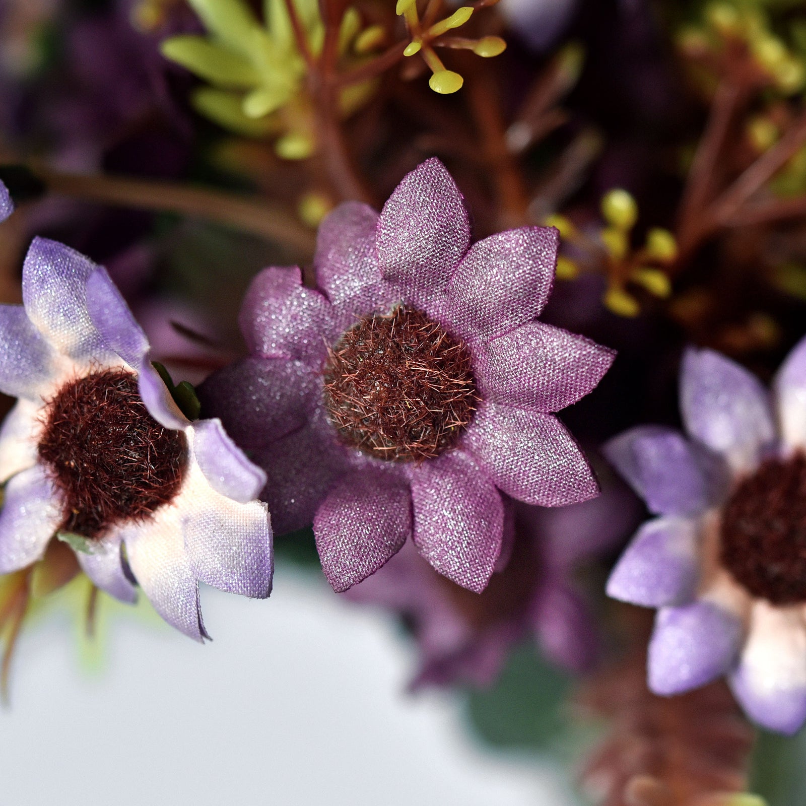 Artificial Flower Daisy Purple, Cheap Outdoor Flowers