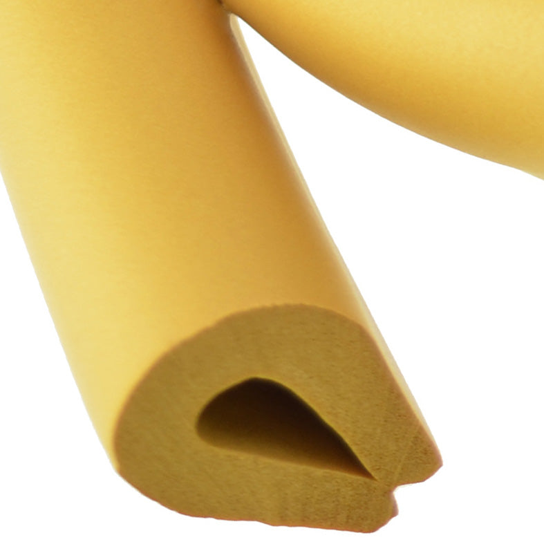 1 Roll Ginger Yellow U-Shaped Foam Edge Protector 78.7 inches (2 meters)
