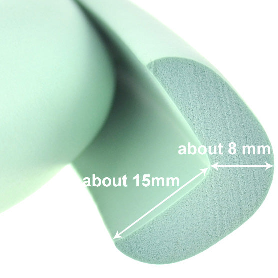 1 Roll Mint Green Standard L-Shaped Foam Edge Protector 78.7 inches (2 meters)
