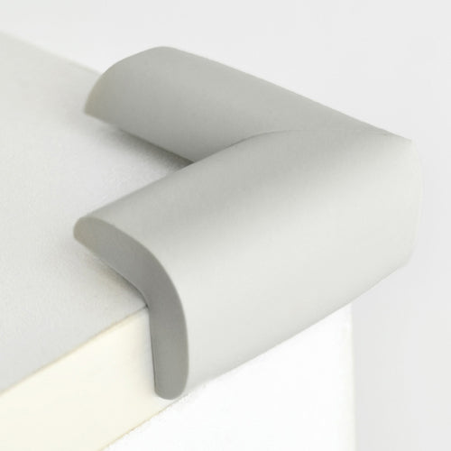 12 Pieces Gray Standard L-Shaped Foam Corner Protectors