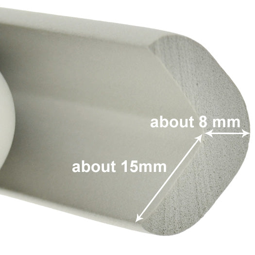 1 Roll Gray Standard L-Shaped Foam Edge Protector 78.7 inches (2 meters)