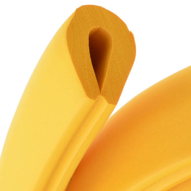 1 Roll Orange U-Shaped Foam Edge Protector 78.7 inches (2 meters)