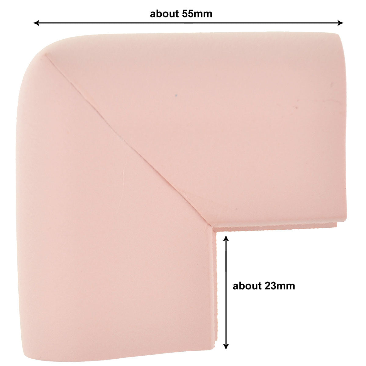 12 Pieces Pink U-Shaped Foam Corner Protectors