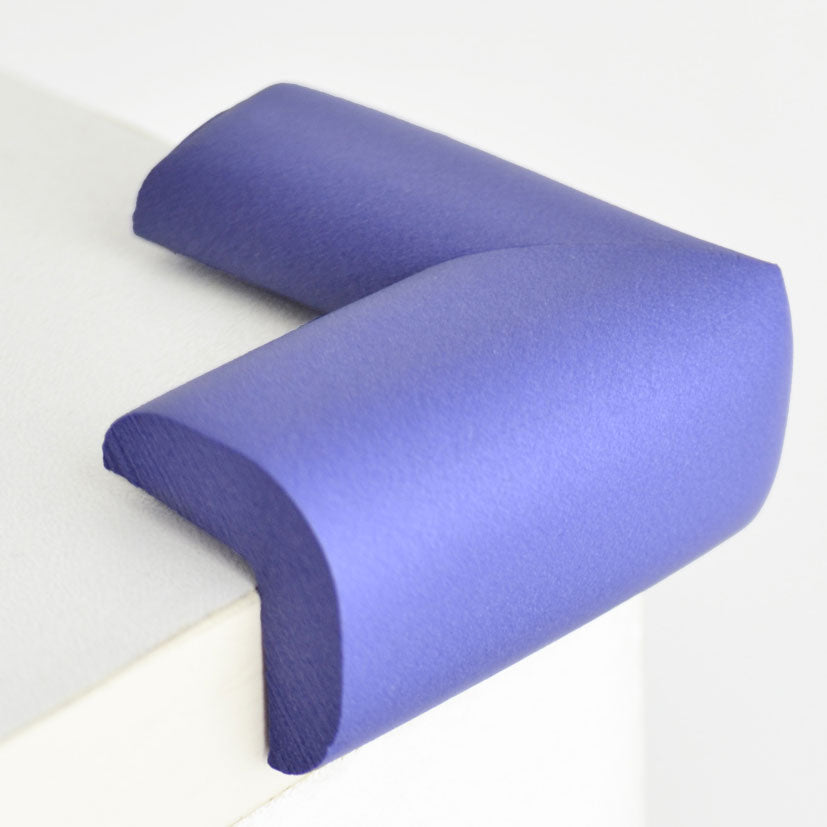 12 Pieces Purple Standard L-Shaped Foam Corner Protectors