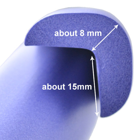 1 Roll Purple Standard L-Shaped Foam Edge Protector 78.7 inches (2 meters)