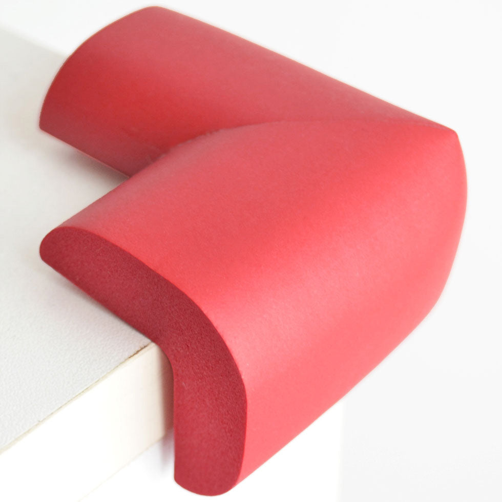 12 Pieces Red Jumbo L-Shaped Foam Corner Protectors