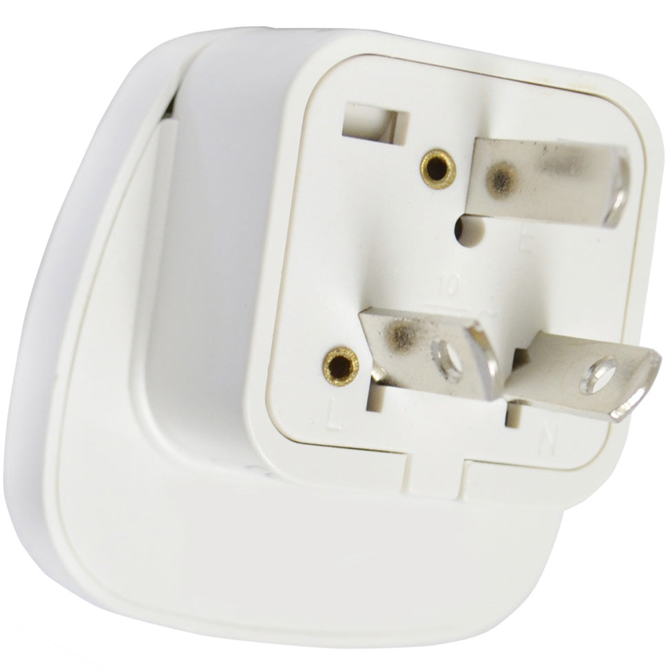 1 Travel Adapter for Traveling to Australia (3-Prong, White) Type I