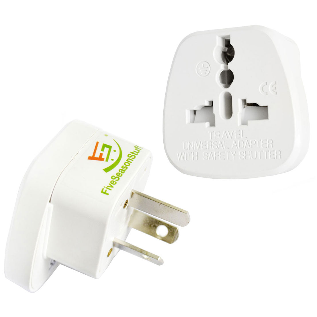 1 Travel Adapter for Traveling to Australia (3-Prong, White) Type I