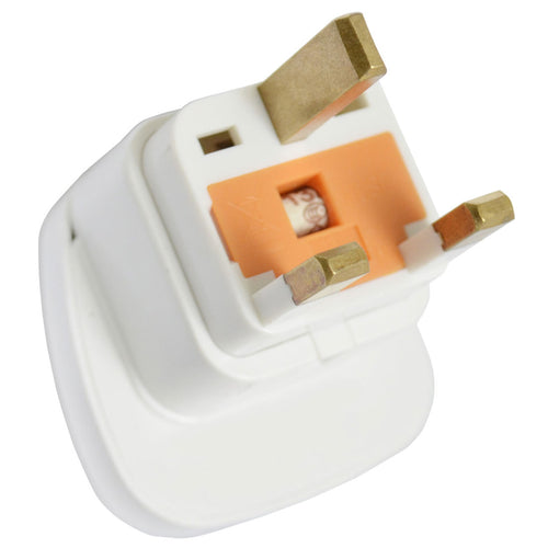 1 Travel Adapter for Traveling to United Kingdom (White) Type G