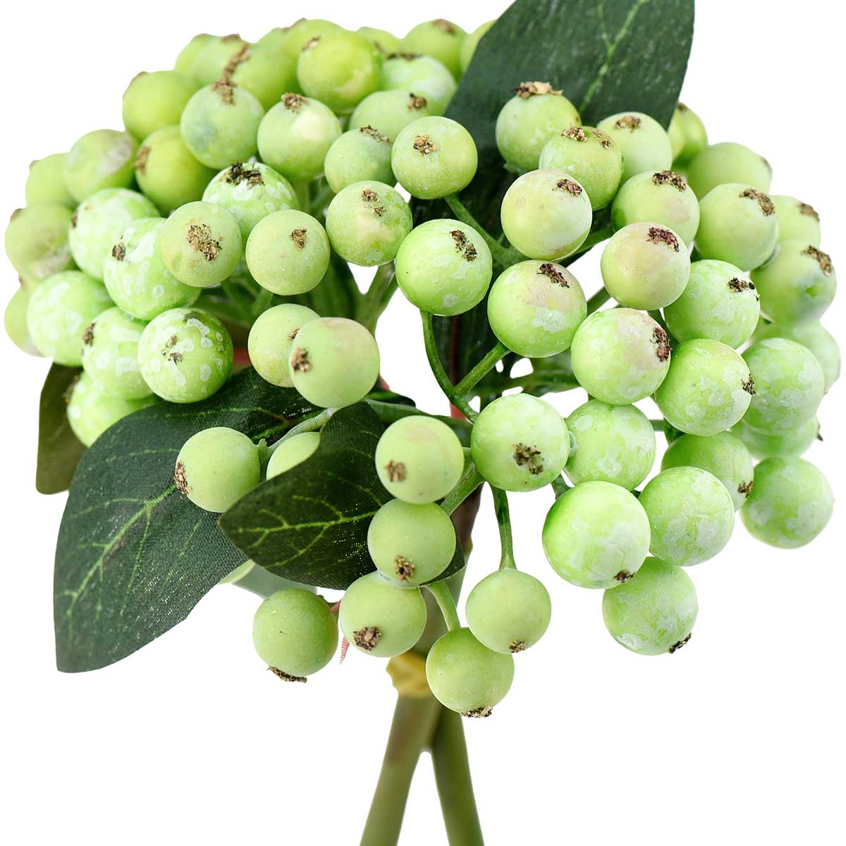 2 Berry Stems Artificial Fruit Holly Berries Decoration with Soft Bendable Stems for Vases, Bouquets and Floral Arrangements