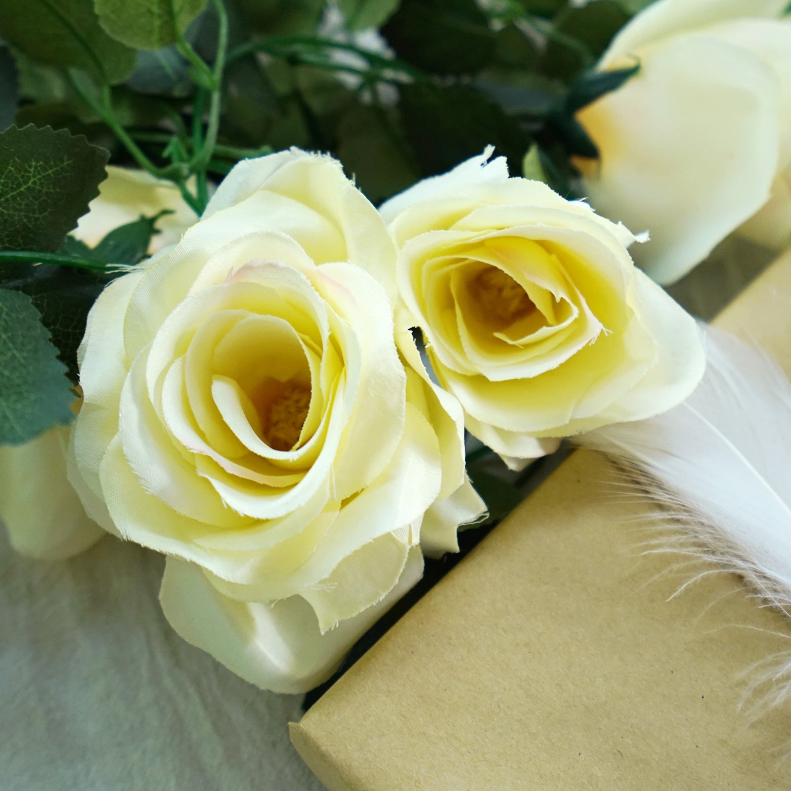 FiveSeasonStuff Real Touch Artificial Hanging Foliage Plant