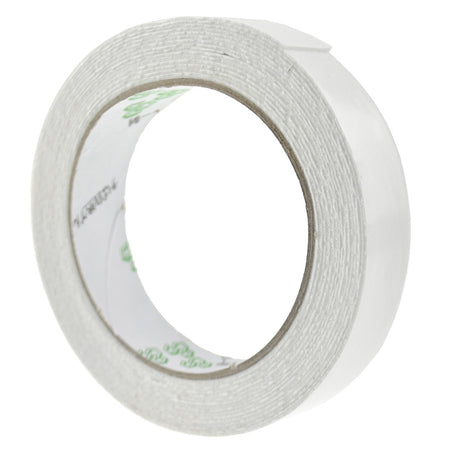 Pack of 2 Double Sided White Foam Tape Very Sticky Leaves Residue