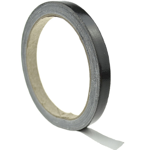 1cm (Black) High Strength Adhesive Single Sided Duct Tape Carpet Tape, Strong Water Resistant Tape