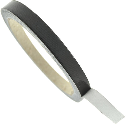 1cm (Black) High Strength Adhesive Single Sided Duct Tape Carpet Tape, Strong Water Resistant Tape