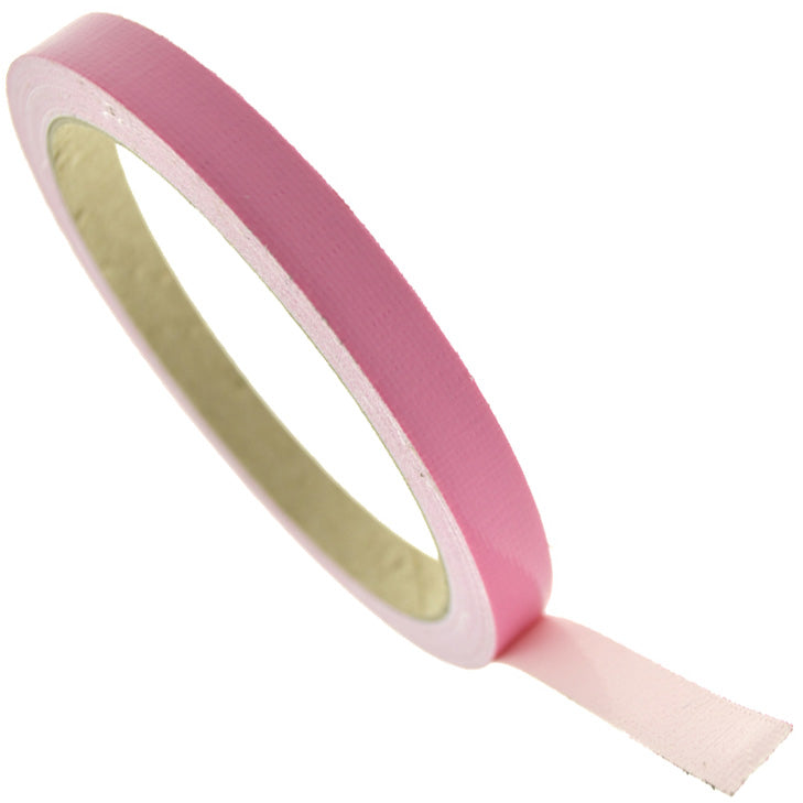 1cm (Pink) High Strength Adhesive Single Sided Duct Tape Carpet Tape, Strong Water Resistant Tape