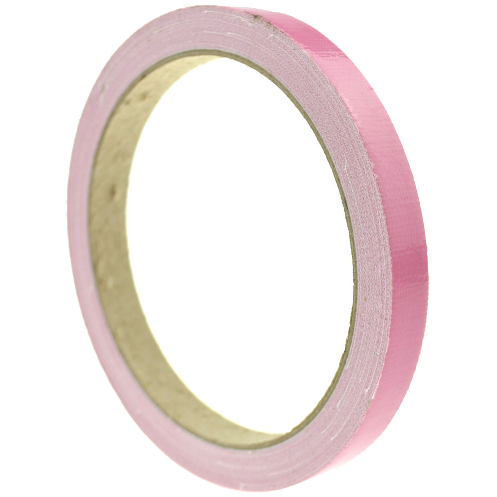 1cm (Pink) High Strength Adhesive Single Sided Duct Tape Carpet Tape, Strong Water Resistant Tape