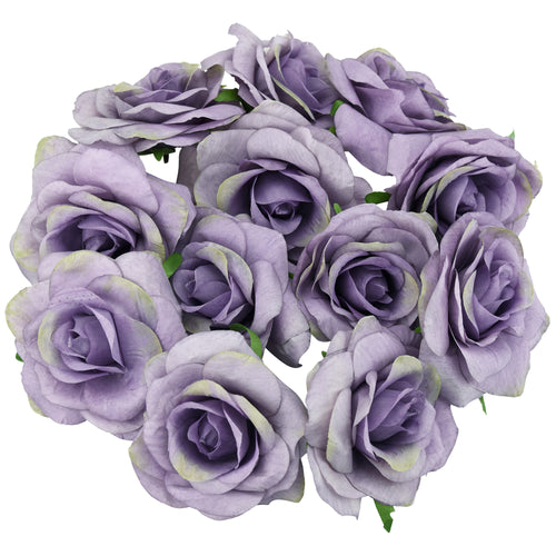 Vintage Silk Rose Head Artificial Flowers