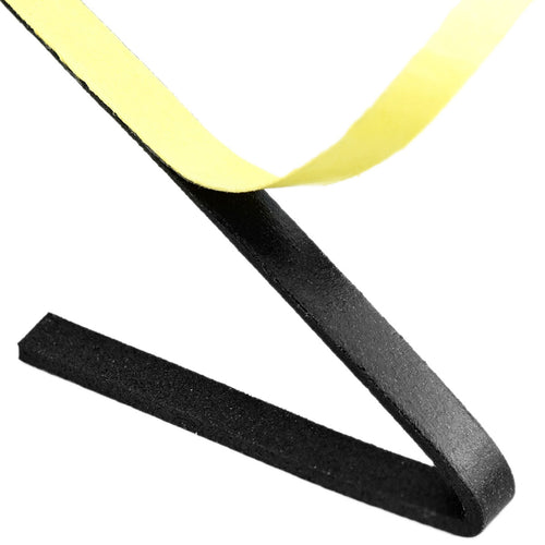 Industrial Strength Single Sided Self-Adhesive Black Foam Tape, Waterproof Shockproof Sealing Tape Roll, Adhesive Weather Strip 10 Meters